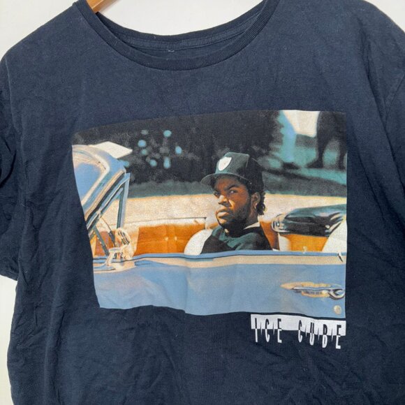 Ice Cube Impala Graphic Black T-Shirt Hip Hop Rap Mens XL - Picture 3 of 10